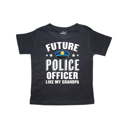 

Inktastic Future Police Officer Like My Grandpa Gift Toddler Boy or Toddler Girl T-Shirt