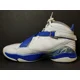 thumbnail image 3 of Ni - ke Ni - ke Air Jordan 8.0 White Royal Blue Silver Shoes Sneakers Men Sz 12, 467807-102, 3 of 5