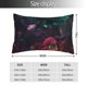 thumbnail image 2 of Fotbe Red And Green Carnation Funda de Almohada Decorativa Estilo Occidental, Lujo en Algodón, Fundas para Almohadas King, Cojín Estampado para Decoración del Hogar-14"x20", 2 of 6
