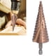 thumbnail image 5 of Broca Escalonada, Brocas Escalonadas HSS De Varios Tamaños De Rápido De Perforación M35 De 1/6 A 1 1/4 Pulgadas Para Madera Para Láminas De Metal, 5 of 7