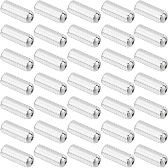 1 Box 100Pcs Pin Caps Ends Stick Pin Caps Small Silver Brass Lapel End Pins Locking Backing Brooch Clasps Keepers Stoppers Findings for Brooch Lapel Stick Pin DIY Jewelry Making Accessories