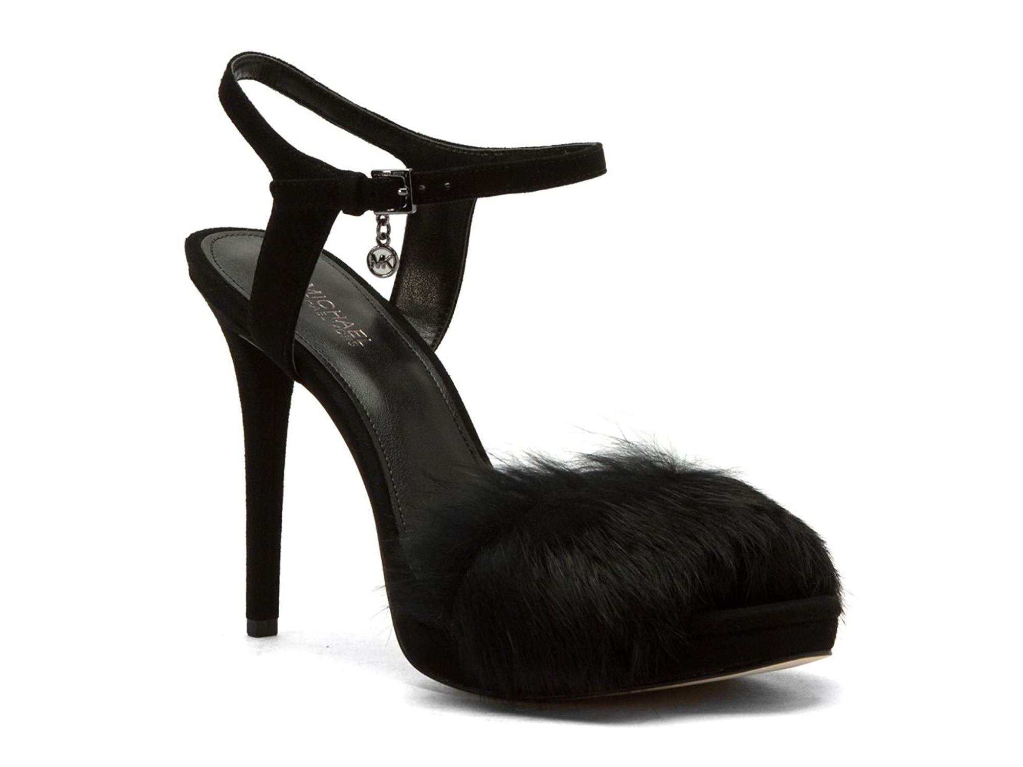 michael kors fur flip flops