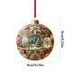 thumbnail image 2 of Bola Navideña 2D Plana de Acrílico Colgante para Árbol de Navidad, Decoración Navideña, Diseño de Decoraciones, Accesorios de Escena, 2 of 6
