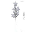 thumbnail image 3 of XunW Pack Of 6 Gold Powder Flower Arrangement Artificial Branch 8In Good-Looking Party Decorations Diy Accessories, 3 of 17