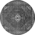 thumbnail image 1 of Ahgly Company Indoor Round Persian Gray Traditional Area Rugs, 8' Round, 1 of 1