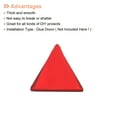 thumbnail image 4 of Uxcell 200g Stained Glass Mosaic Triangle 0.55'' Red Glass Mosaic Tiles Bulk for Craft Handmade Project, 4 of 8