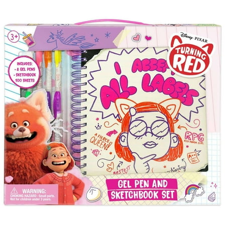 Disney / Pixar Turning Red Gel Pen & Sketchbook Set