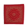 thumbnail image 3 of CTM® Metallic Paisley Print Bandanas (Pack of 4), 3 of 5