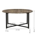Household Essentials Ashwood Round Coffee Table