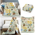 thumbnail image 2 of Cartoon Flannel Gilmore Girls Blanket, Non Pilling Soft Warm Gilmore Girls Throw Blanket for Woman & Man, All Seasons, Couch Bed, Sofa, Home Decor, Three Optional Sizes, Gilmore Girls Merchandise, 2 of 7