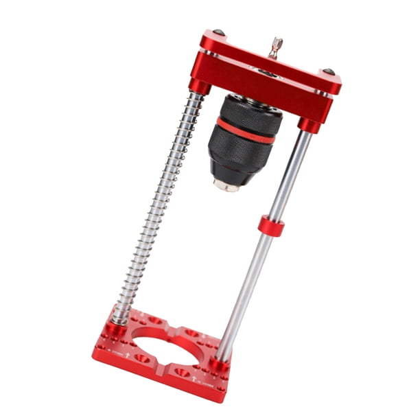 Soporte Para Taladro Manual, Plantilla De Guía De Perforación Con Escalas Transparentes De aleación De Aluminio, Localizador De Orificios De Bisagra De 35 Mm Para Proyectos De