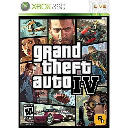 Grand Theft Auto IV (Pre-Owned), Rockstar Games, Xbox 360, 886162342031