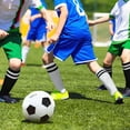 thumbnail image 4 of Kids Soccer Socks, 2 Pairs Sports Girls Boys Football Knee High Tube Socks Toddler Stripes School Uniform Stockings 3-6 Years, 4 of 5