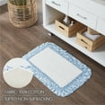 thumbnail image 5 of VHC Brands Annie Buffalo Check Bath Mat, Blue, 20x30, 5 of 6