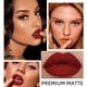 thumbnail image 2 of Lápiz labial líquido resistente al agua mate brillo de labios desnudo pigmento rojo oscuro brillo de labios de terciopelo púrpura de larga duración para mujeres maquillaje esmalte de labios, 2 of 5