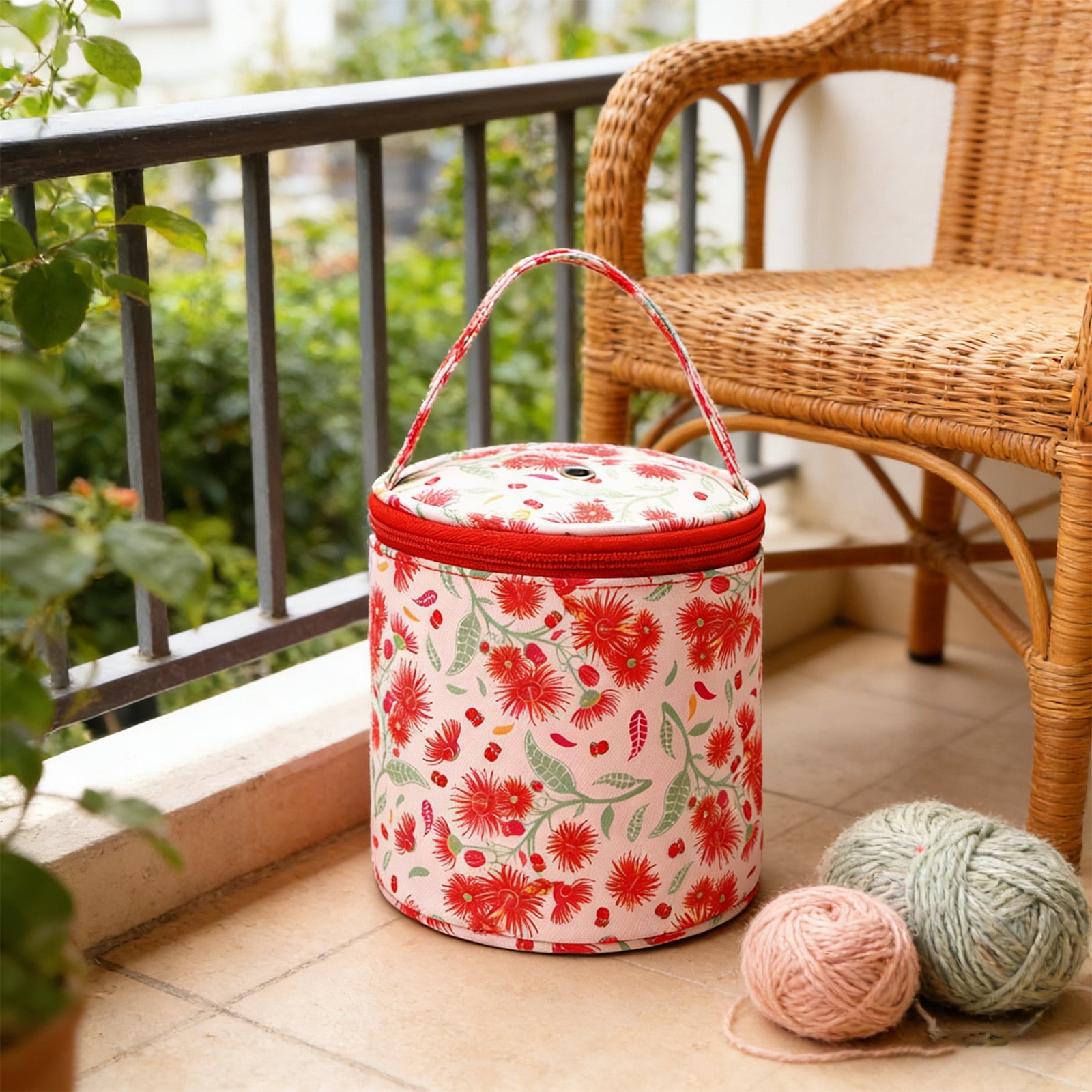 Protective Storage Bag For Knitting Accessories Crochet Hook Organiser with Soft Interior And Multiple Sections