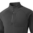 thumbnail image 4 of MiYuan Mens Quarter Zip Pullover Stand-Up Collar Golf Shirts Long Sleeve Golf Running,Quarter Zip,Thermal Warm,Lightweight,Long Sleeve ,Stretchy,Pullover Sweater Top Workout Wear, 4 of 5