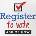 thumbnail image 2 of CafePress - Register To Vote. Ask Me How. - Adjustable Unisex Printed Trucker Hat with Mesh Back, 2 of 10