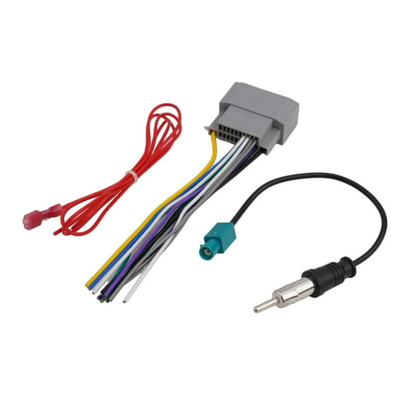Radio Wiring Harness & Antenna Adapter For Jeep For Dodge For Chrysler 2006-2016