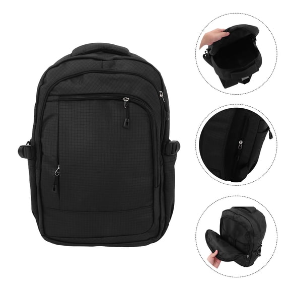 GETAJGHSD Lightweight Water Resistant Black Business Backpack with Laptop and Tablet Storage, and Stylish