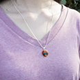 thumbnail image 2 of Superman Supergirl Character 0.75" Pendant with Sterling Silver Plated Chain, 2 of 4