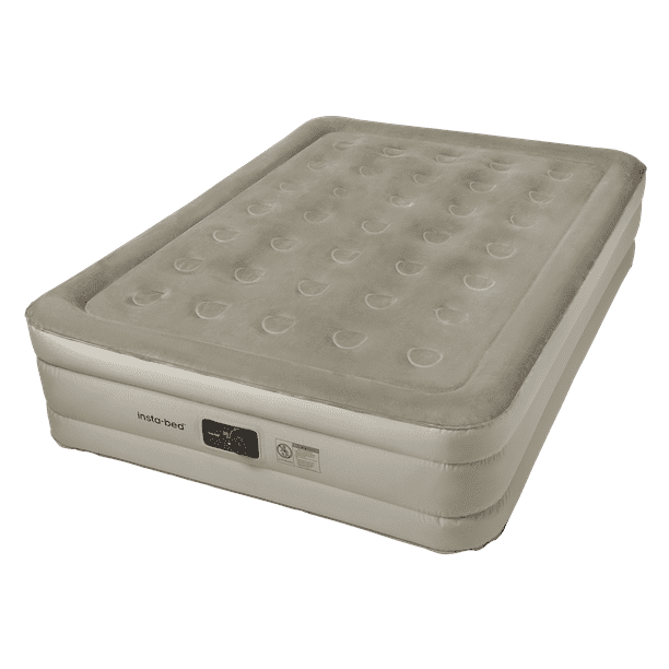 InstaBed 18" Air Mattress with Internal AC Pump & Neverflat Fabric
