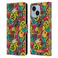 thumbnail image 1 of Head Case Designs Officially Licensed emoji® Graffiti Colours Leather Book Wallet Case Cover Compatible with Apple iPhone 14 Plus, 1 of 6