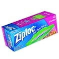 thumbnail image 5 of Ziploc Snack Bags Grip 'n Seal Tab Double Zipper Green Tab Clear Plastic 40 Count, 3 Pack, 5 of 6