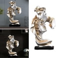 thumbnail image 3 of Estatua de Parejas, Resina Hecha , Beso,Escultura de Pareja,Estatuil Hogar,Oficina,Estantería,Decoración de Escritorio gris Colco Estatua de resina para parejas, 3 of 8