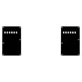 thumbnail image 2 of tredstone 6 Holes Tremolo Cavity Cover Back Guitar Practical Cover Pickguard Plate Scratch Electric Accessories Part Back Plate Rustproof Black 2Set, 2 of 6