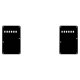 thumbnail image 4 of Cateissary Plastic Tremolo Cavity Cover Wear-resistant Scratch Dustproof Plate Pickguard Guitar Plate Back Rustproof for ST SQ Strip Negro 2Conjunto, 4 of 6
