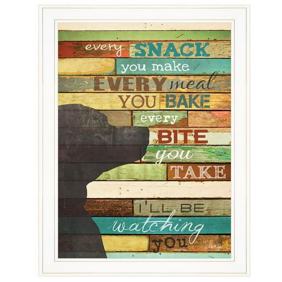 Ill Be Watching You By Marla Rae Printed Wall Art Wood Multi-Color