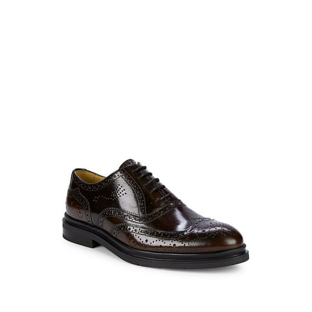 Full Brogue Leather Oxford Shoes