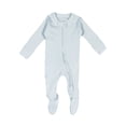 thumbnail image 2 of L'ovedbaby Baby Unisex 100% Organic Cotton Zipper Footie, Sleep N Play, Size Preemie-9 Months, 2 of 9