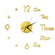 thumbnail image 1 of Reloj de pared 3D, pegatinas de espejo para pared, relojes de pared creativos DIY, pegatina de arte extraíble, decoración del hogar, aguja de cuarzo para sala de estar Tan Jianjun unisex, 1 of 2