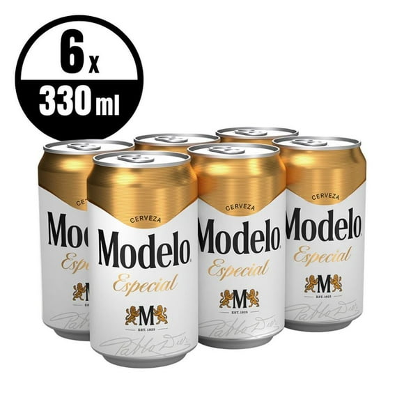 Cerveza Modelo Especial 6 latas con 330 ml c/u