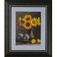 thumbnail image 1 of 3-1/4" Polystyrene 3D Textured Picture Frame by WholesaleArtsFrames-com 14x18, 1538 Series Black & Silver - Made in USA, 1 of 5