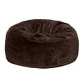 thumbnail image 5 of FurHaven Pet Products Round Plush Ball Dog Bed - Espresso, Extra Large - 45", 5 of 14