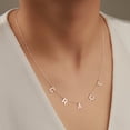 thumbnail image 3 of Customized Initial Necklace, Exquisite Clavicle Chain, Ladies Stainless Steel Number Pendant Jewelry, 3 of 5