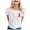 Z23-White, variant on Crew Neck T Shirts For Women Pink Ribbon Print Breast Cancer Awareness Short Sleeve In Spring And Summer Casual Tunic Tops