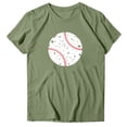 thumbnail image 4 of Toimothcn Womens Tee Shirts Casual Baseball Printed T-Shirts For Women Oversized Short Sleeve Crew Neck Breathable Loose Fit Tshirt Tops Comfy Womens Clothes, 4 of 4