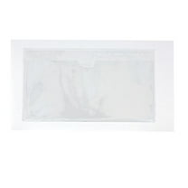 Really Good Stuff Self Adhesive Vinyl Label Pockets- 4.5" x 2.5"  - Set of 12