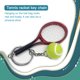 thumbnail image 3 of Yuarrent Paquete de 6 raquetas de tenis de simulación, llaveros portátiles, colgante deportivo, juego de llavero, suministros, regalos, esposa, verde Decoración del hogar rojo Yuarrent HA011953-01, 3 of 5
