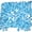 Lake blue, variant on AOOOWER 50 Pcs Flower Beads Acrylic Flower Buds Craft Beads Color Print Tulips Beads Craft Supplies