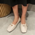 thumbnail image 2 of Sngxgn Women's Ballet Flats for Women Slip On Dress Shoes(Beige,40), 2 of 8