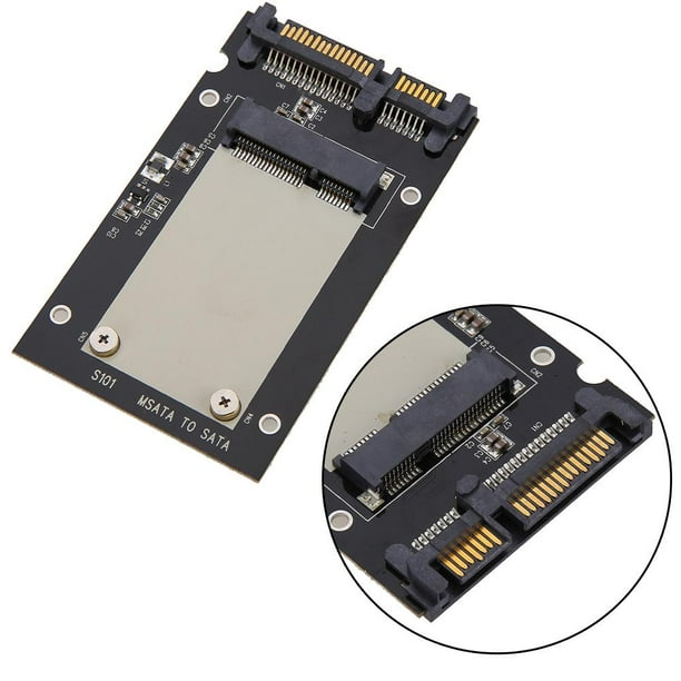 mSATA SSD a 2.5in SATA convertidor tarjeta adaptadora computadora tarjeta de transición