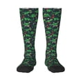 thumbnail image 1 of Fotbe Dino Christmas Party Calcetas Divertidas Estampadas para Hombre y Mujer, Calcetas de Algodón hasta la Rodilla para Caminar, Correr, Enfermería y Embarazo, 1 of 6