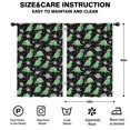 thumbnail image 2 of Blackout Kids Curtains,Black Cartoon Space Dinosaurs Pattern Childrens Insulated Curtains Set Of 2,Bedroom Essentials,Toddler Room Decor 42"x63", 2 of 5