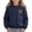 Navy, variant on Shadoumai Girls Oversized Crewneck Sweatshirt Kids Pullover Sweater Cute Sweatshirts for Girls Lined Sweatshirt