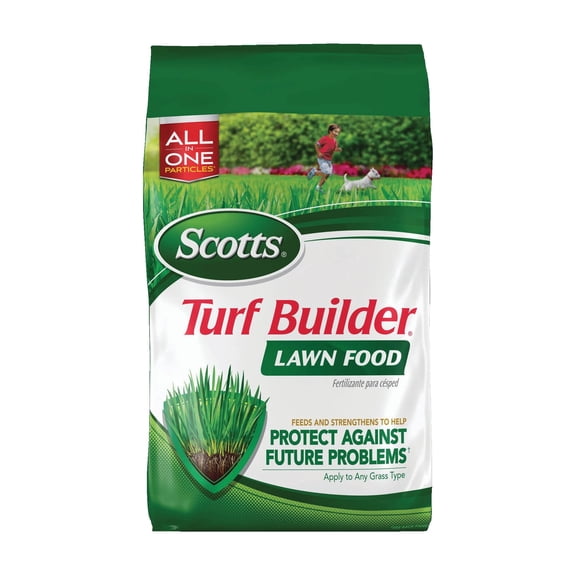 Scotts Turf Builder Lawn Food - Lawn Fertilizer, Feeds Grass, Builds Roots - 12.5 lb, 2-Pack